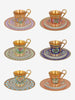 Rosenthal Meets Versace "Floral Elegy" 3-Piece Porcelain Coffee / Tea Set MR12926.40.1  Gianni Versace 
