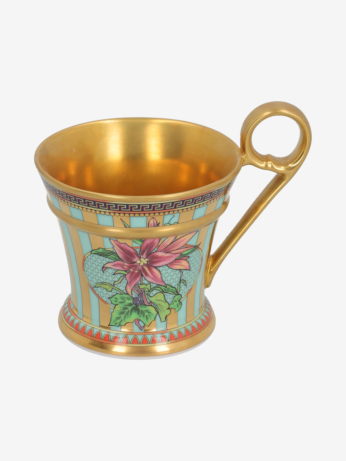 Rosenthal Meets Versace "Floral Elegy" 3-Piece Porcelain Coffee / Tea Set MR12926.40.2  Gianni Versace 