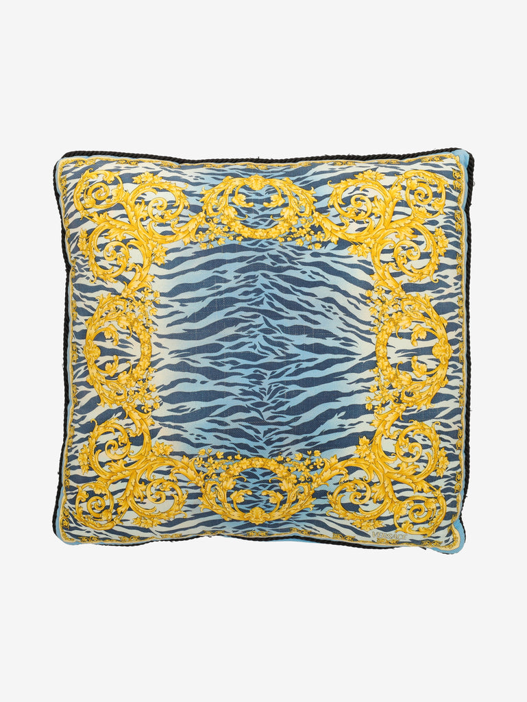 Versace Silk Cushion with Baroque and Tiger Print MR12926.45  Gianni Versace 