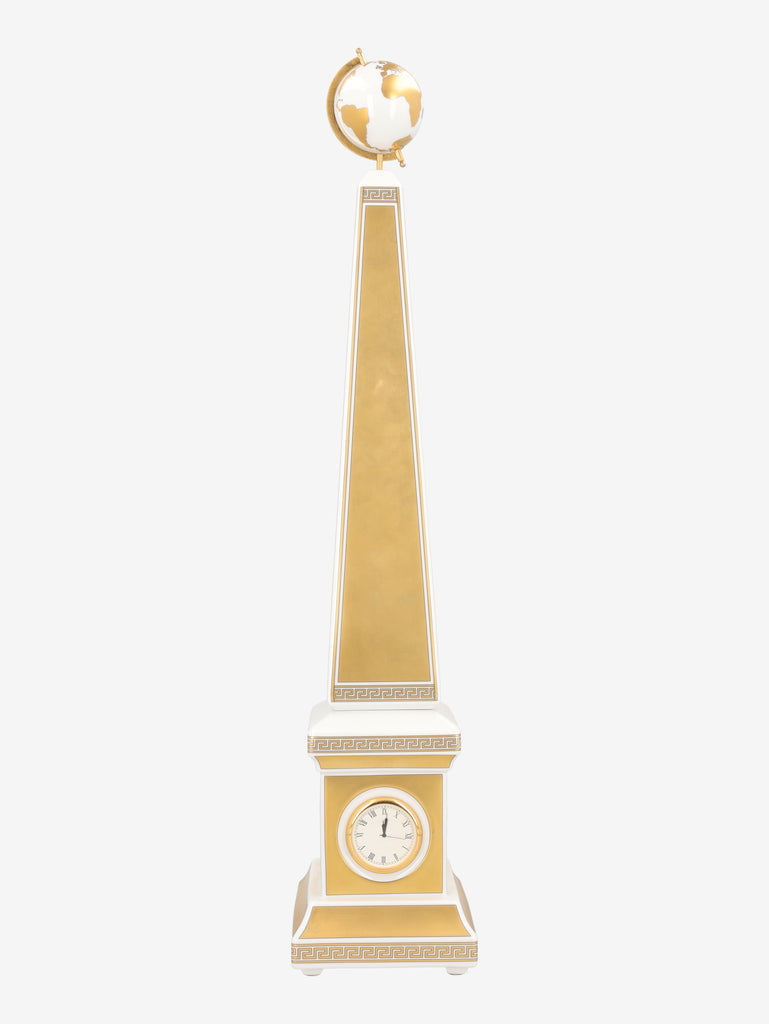 Rosenthal Versace Carpe Diem Porcelain Obelisk Table Clock - Limited Edition 236/999 MR12926.49  Gianni Versace 