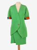 Atelier Versace Green Textured Suit W04032025_17  Gianni Versace 
