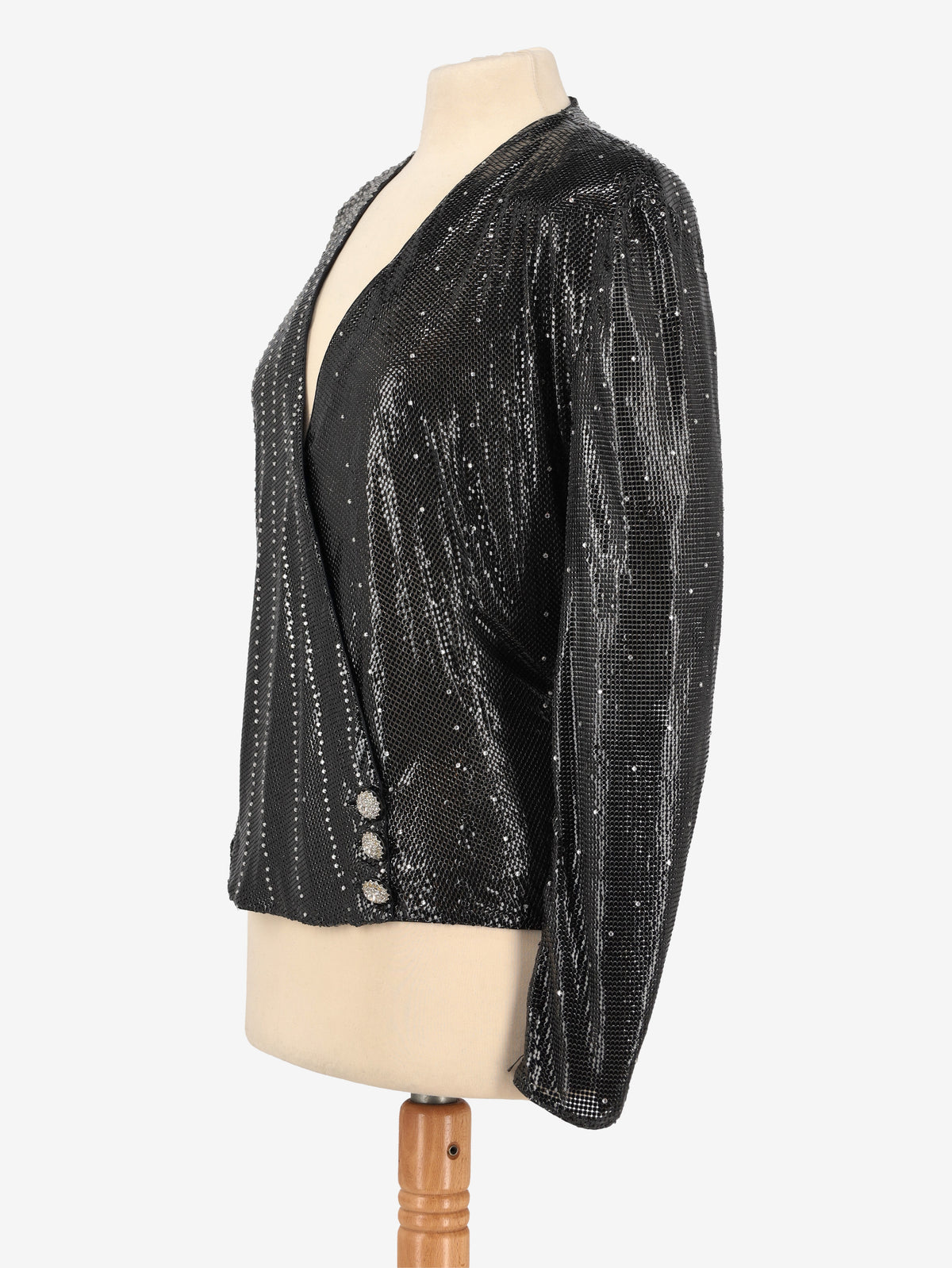 Gianni Versace Couture Metallic Knit Blouse W04032025_25  Gianni Versace 