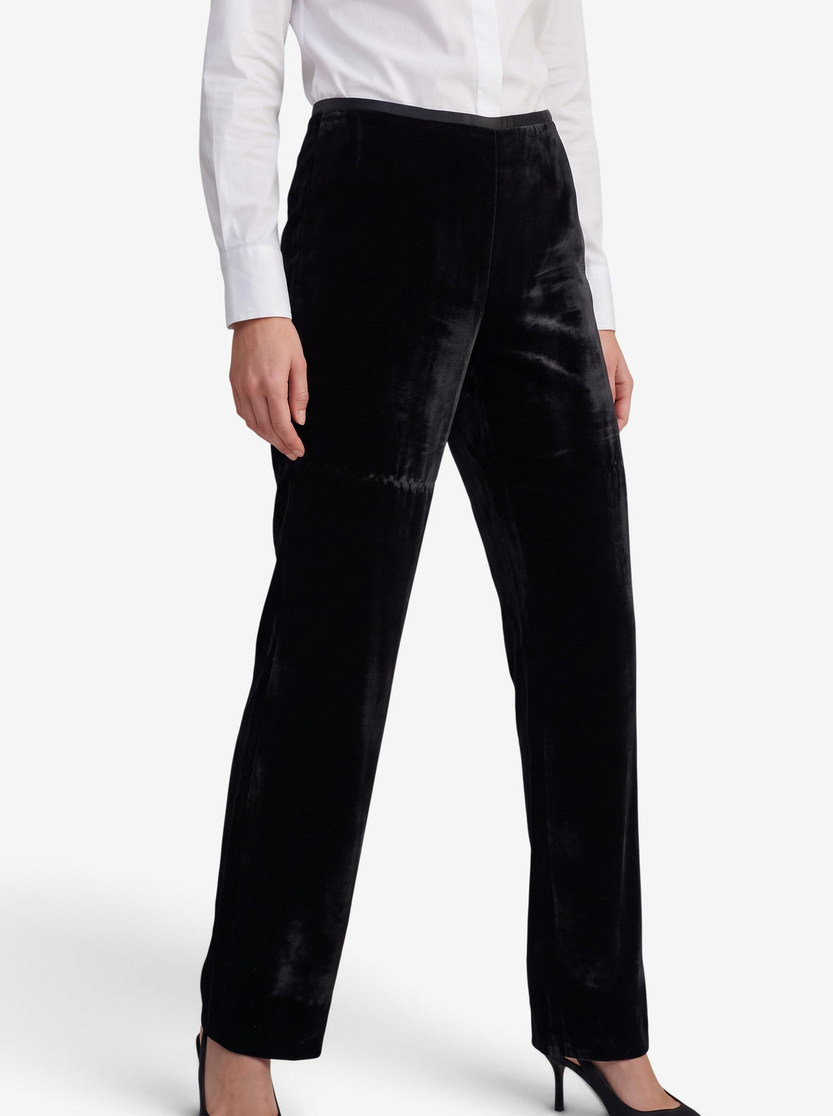 Giorgio Armani Vintage Black Velvet Trousers W27526.180  Giorgio Armani 