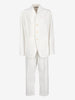 Giorgio Armani Vintage White Suit with Mandarin Collar Jacket W290926.1  Giorgio Armani 