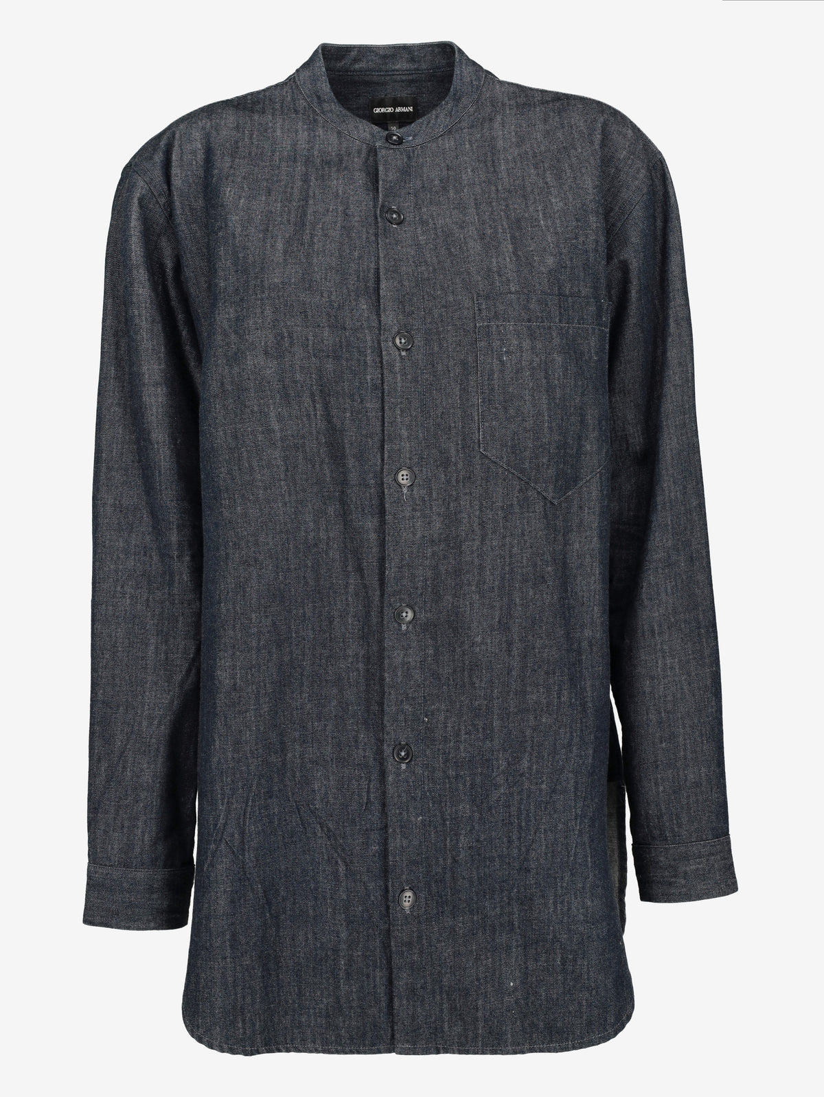 Giorgio Armani Cotton Denim-Effect Shirt "Giorgio Armani Cotton Denim-Effect Shirt W290926.2  Giorgio Armani 