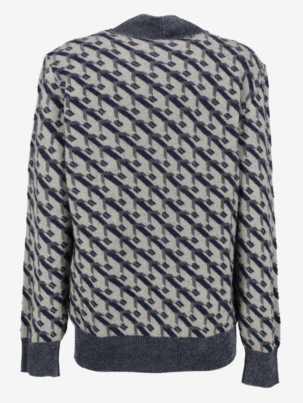 Giorgio Armani Geometric Pattern Wool-Blend Turtleneck Sweater W290926.3  Giorgio Armani 