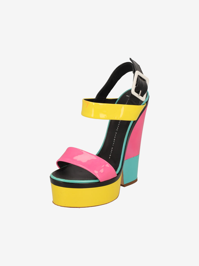 Giuseppe Zanotti Multicolor Pop Platform Sandals W6826.15  Giuseppe Zanotti 