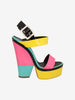 Giuseppe Zanotti Multicolor Pop Platform Sandals W6826.15  Giuseppe Zanotti 