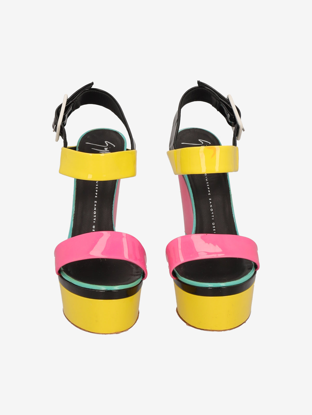 Giuseppe Zanotti Multicolor Pop Platform Sandals W6826.15  Giuseppe Zanotti 