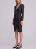 Givenchy Black Wrap-Effect Mini Dress W2926.11  Givenchy 
