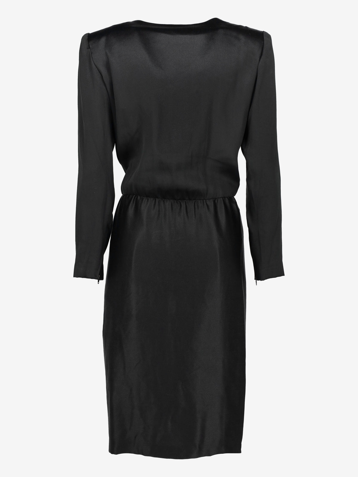 Givenchy Black Wrap-Effect Mini Dress W2926.11  Givenchy 
