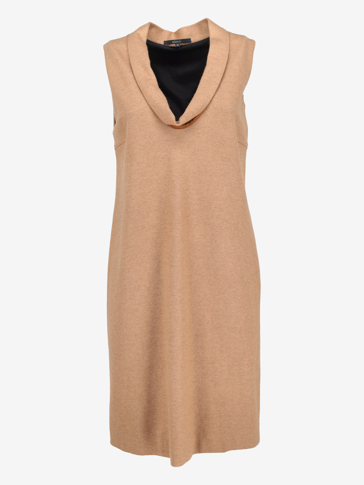 Gucci Sleeveless Camel Midi Dress CVB25.68.16  Gucci 