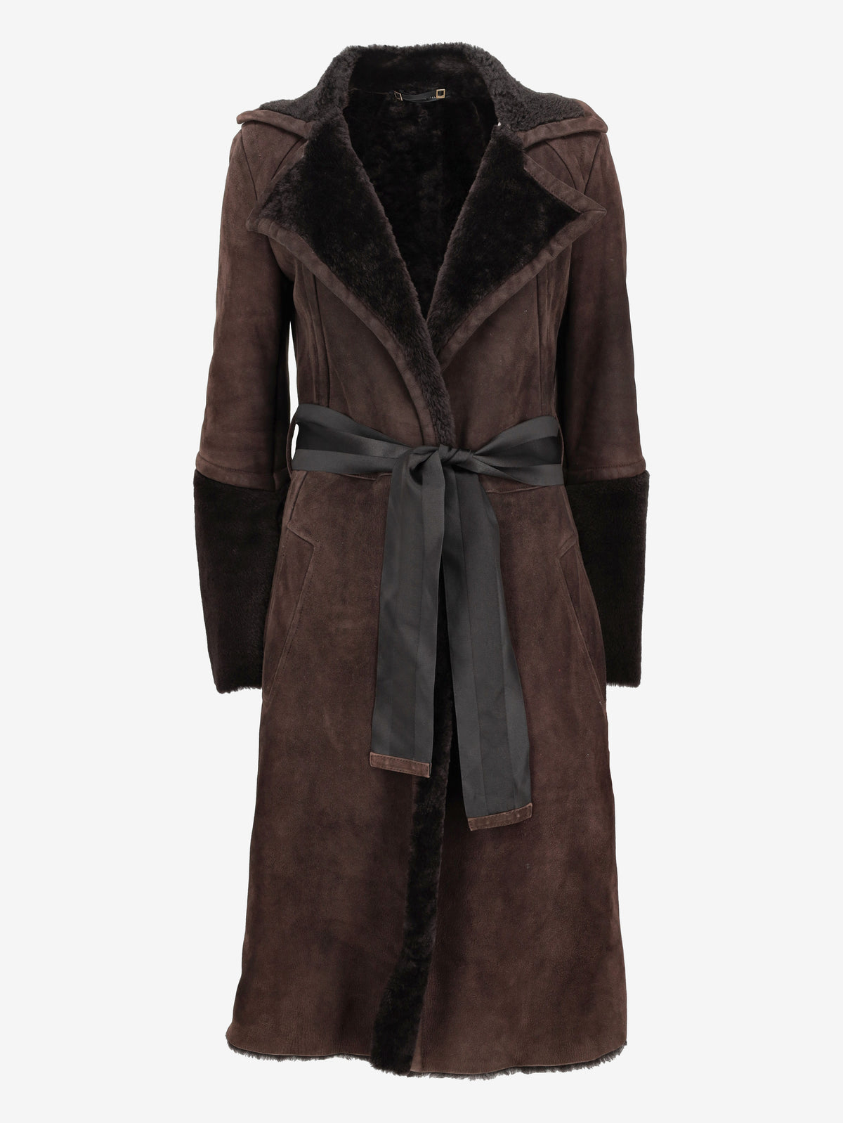 Gucci Shearling-Lined Leather Coat CVM26.5.12  Gucci 