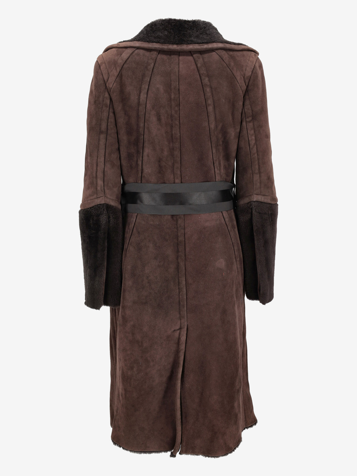 Gucci Shearling-Lined Leather Coat CVM26.5.12  Gucci 