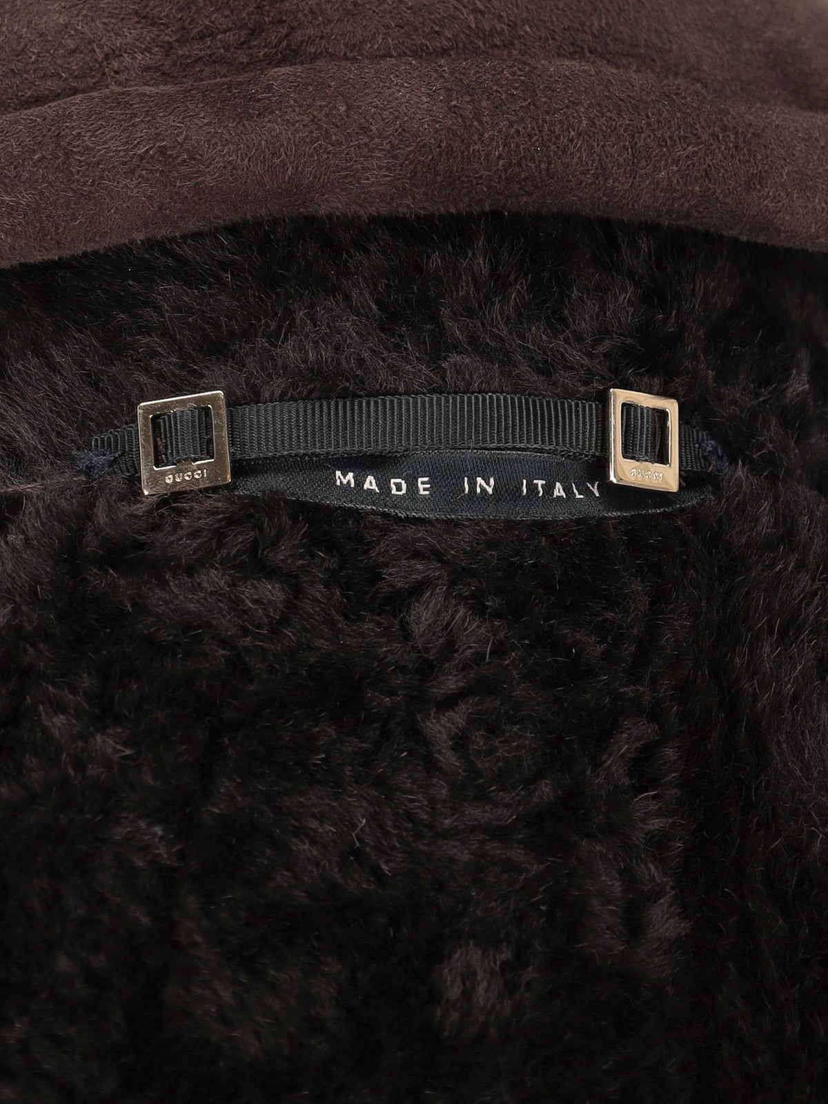 Gucci Shearling-Lined Leather Coat CVM26.5.12  Gucci 