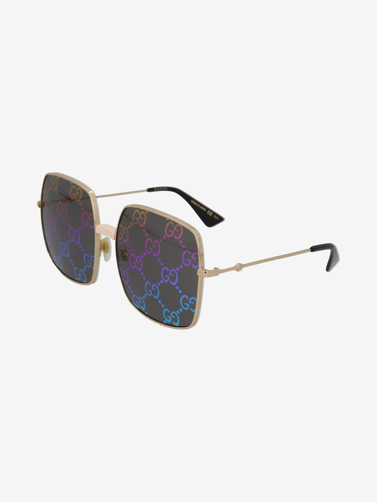Gucci Vintage Oversized Rectangular Sunglasses with Bee Detail MR12926.34  Gucci 