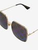 Gucci Vintage Oversized Rectangular Sunglasses with Bee Detail MR12926.34  Gucci 
