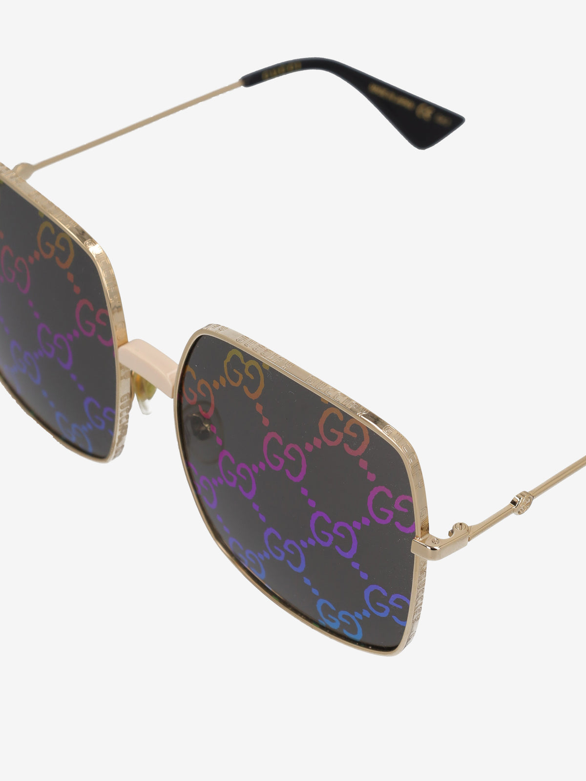 Gucci Vintage Oversized Rectangular Sunglasses with Bee Detail MR12926.34  Gucci 