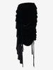 Gucci Asymmetric Velvet Lace-Up Skirt W29092026.2  Gucci 