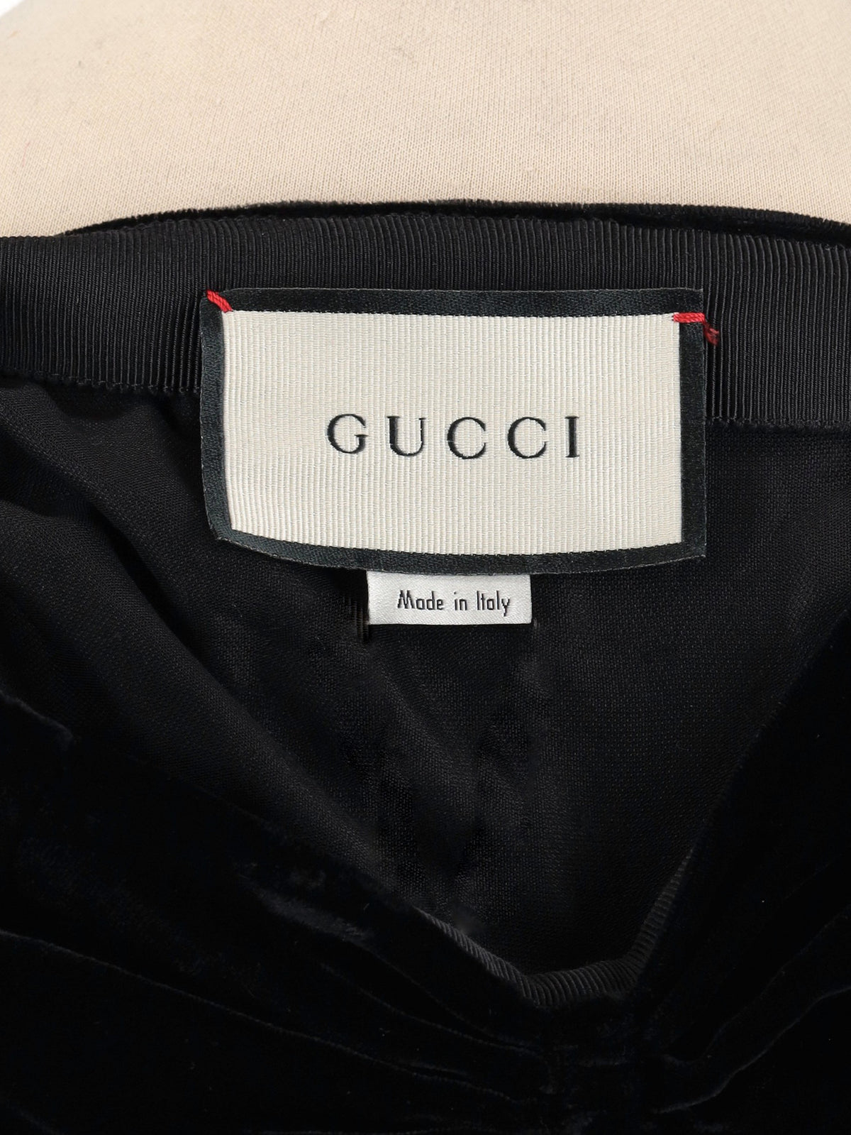 Gucci Asymmetric Velvet Lace-Up Skirt W29092026.2  Gucci 