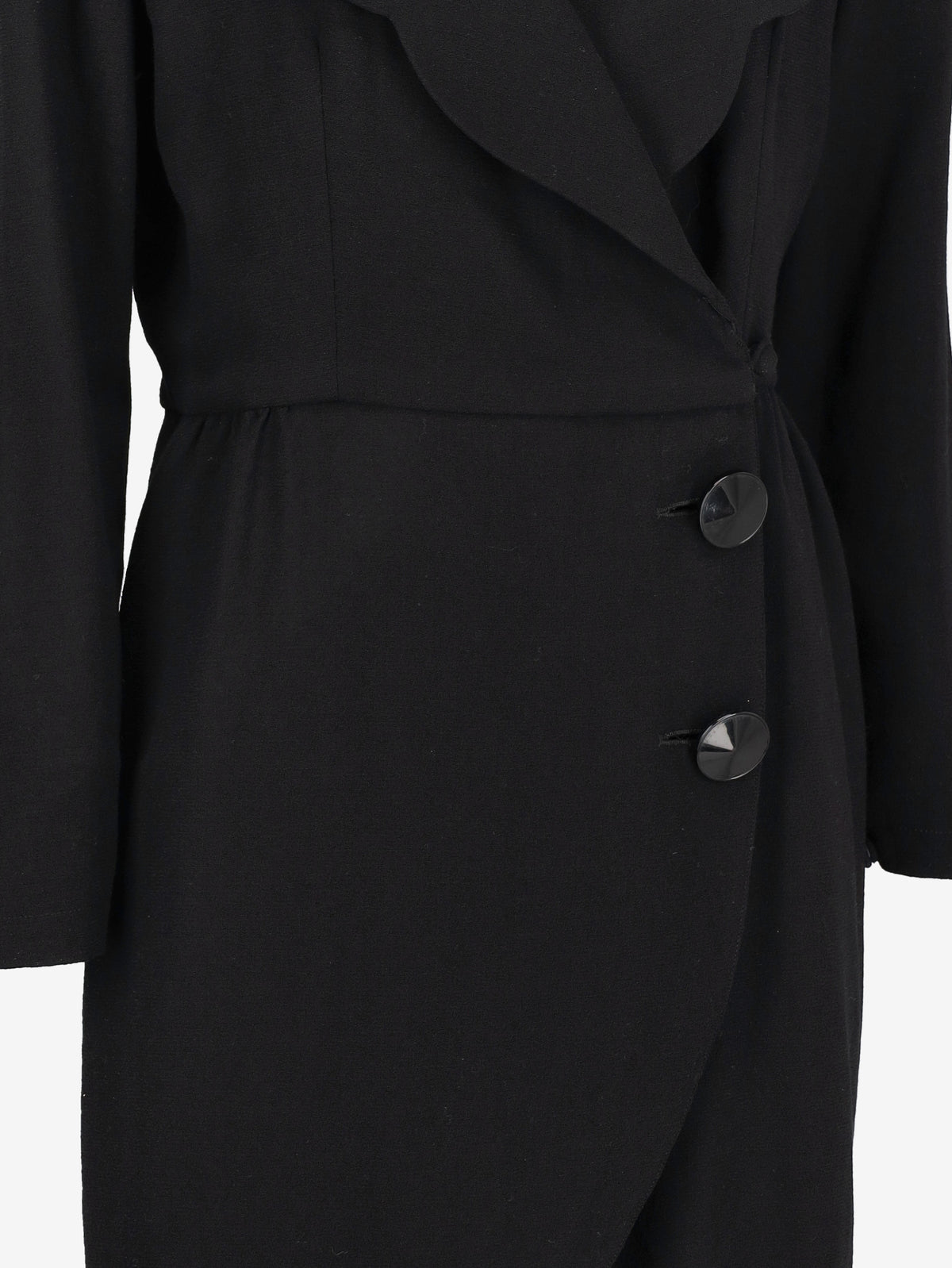 Guy Laroche Black Wool Dress W191026.10  Guy Laroche 