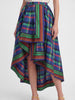 Guy Laroche Vintage Multicolour Asymmetric Check Skirt W191026.15  Guy Laroche 