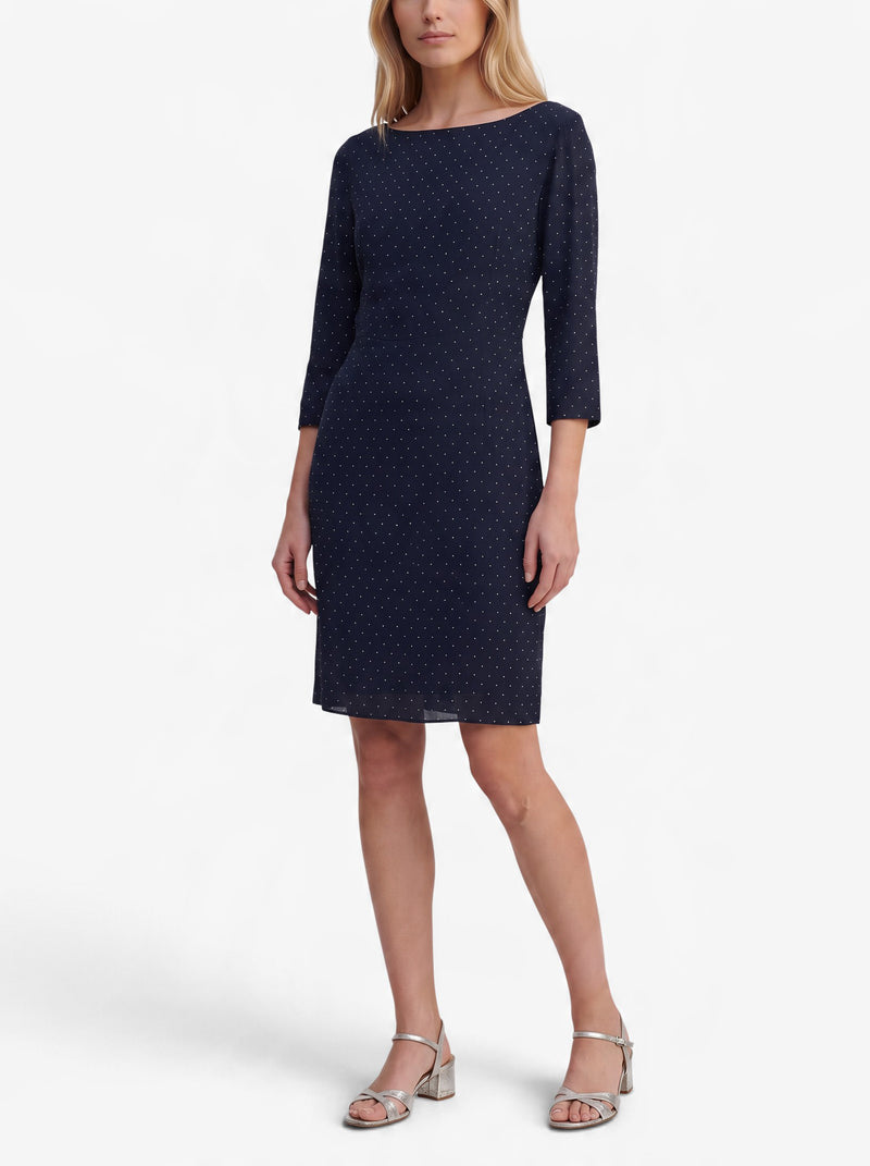 Guy Laroche Vintage Polka Dot Midi Dress W191026.20  Guy Laroche 