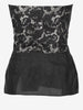 Guy Laroche Sleeveless Rose-Pattern Corset-Style Top W191026.23  Guy Laroche 
