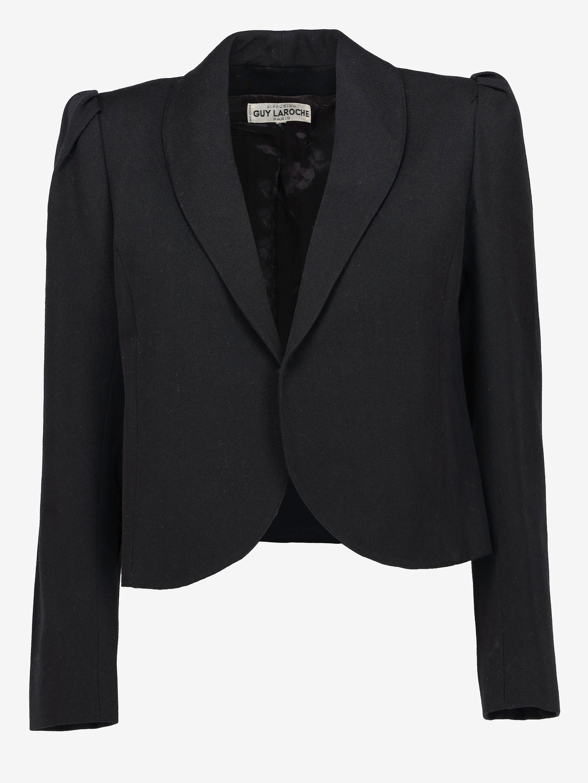 Guy Laroche Black Wool Cropped Blazer W191026.32  Guy Laroche 