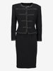 Guy Laroche Vintage Black Wool Skirt Suit W191026.9  Guy Laroche 