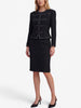 Guy Laroche Vintage Black Wool Skirt Suit W191026.9  Guy Laroche 