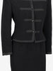 Guy Laroche Vintage Black Wool Skirt Suit W191026.9  Guy Laroche 