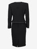 Guy Laroche Vintage Black Wool Skirt Suit W191026.9  Guy Laroche 