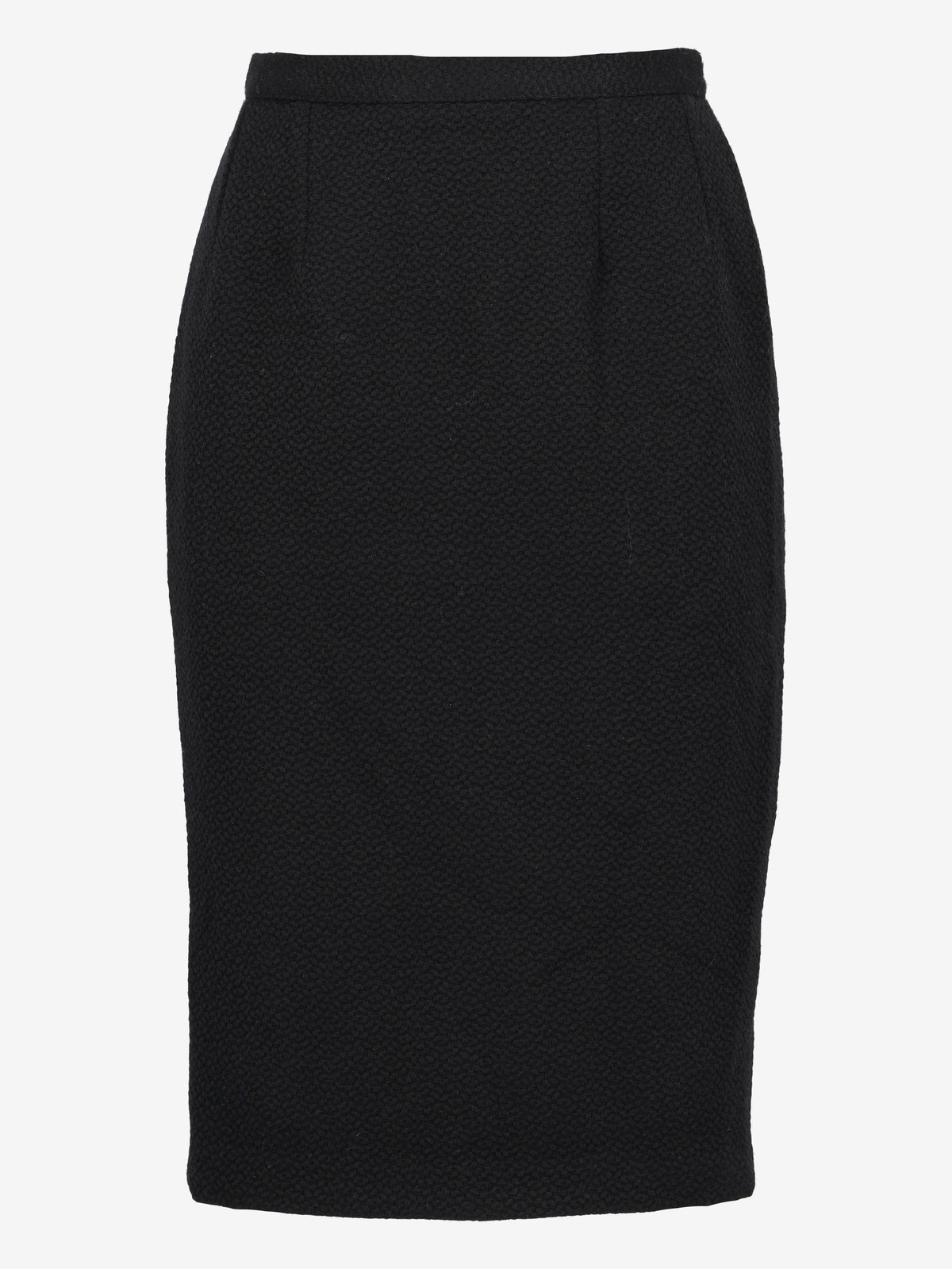Guy Laroche Vintage Black Wool Skirt Suit W191026.9  Guy Laroche 
