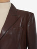 Hermès Brown Leather Jacket