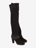 Hogan Knit & Leather High-Heel Boots W6826.8  Hogan 