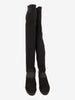 Hogan Knit & Leather High-Heel Boots W6826.8  Hogan 