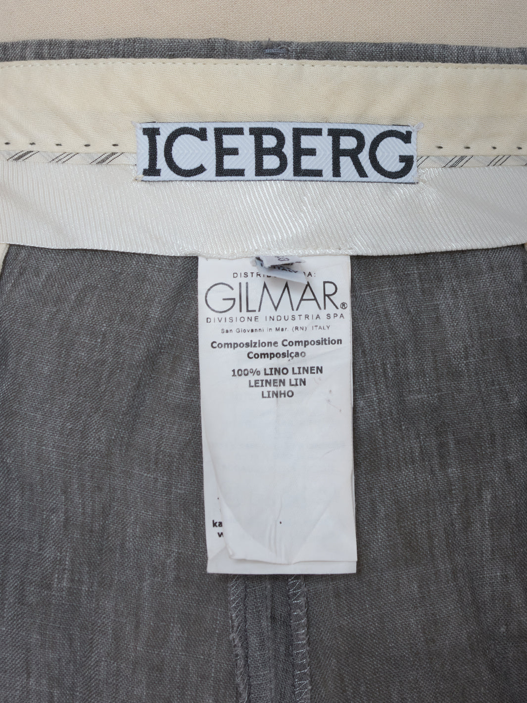 Iceberg Grey suit with silver thread