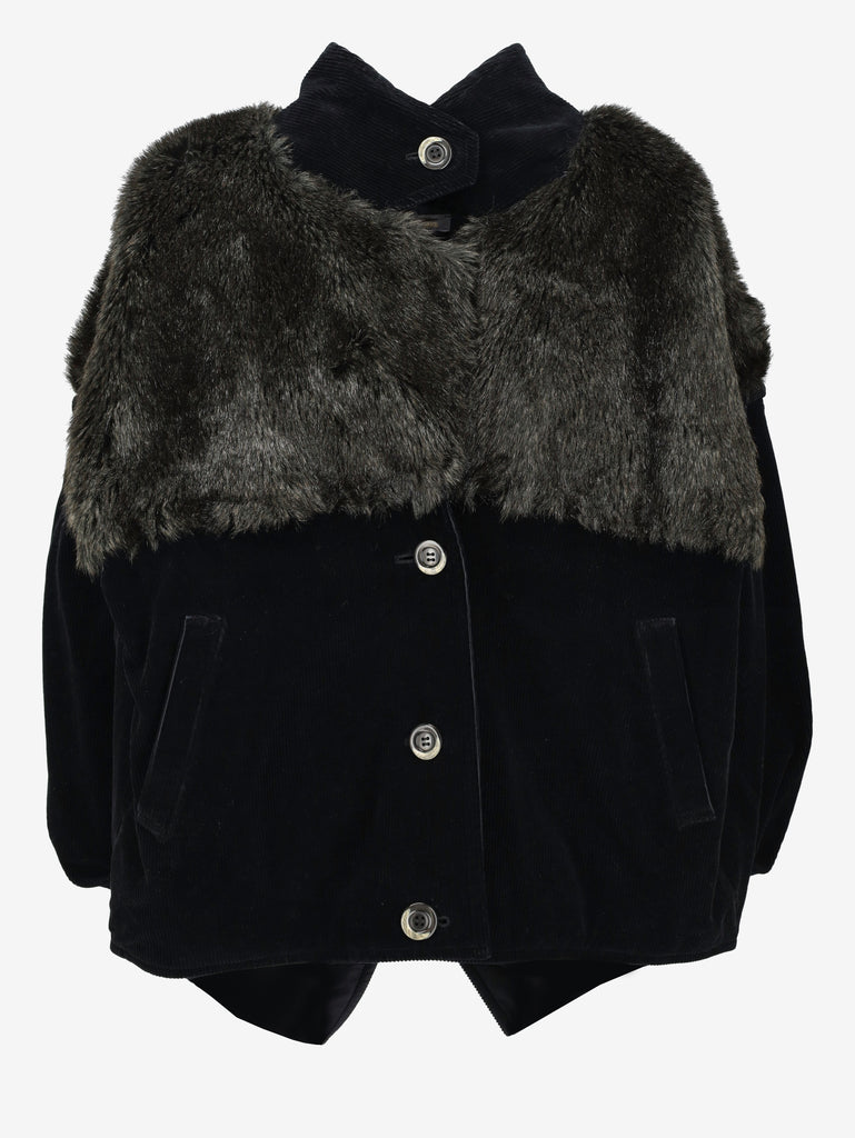 Issey Miyake Bi-Material Coat - Archive Collection AR121  Issey Miyake 