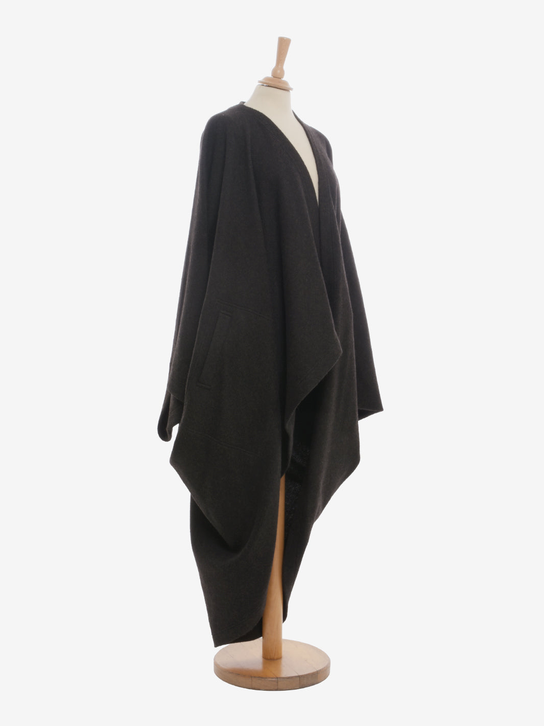 Issey Miyake Permanente Wool Dolman Coat - 80s