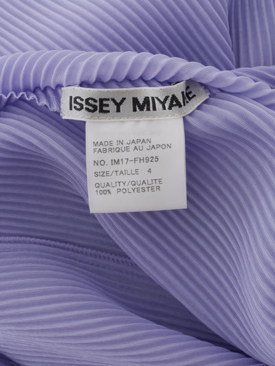 Issey Miyake Lilac Plissè Maxi Dress