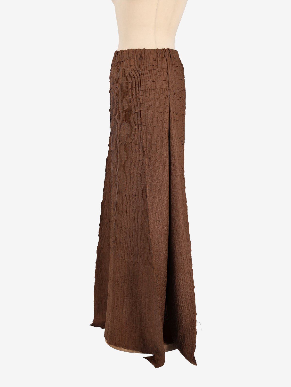 Issey Miyake Wrinkled Maxi Skirt - 00s