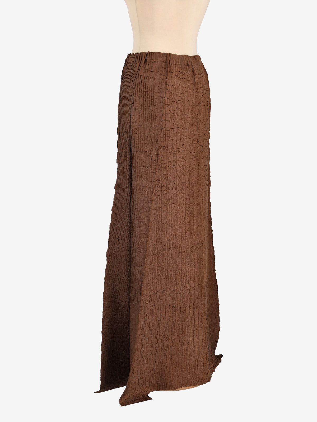 Issey Miyake Wrinkled Maxi Skirt - 00s