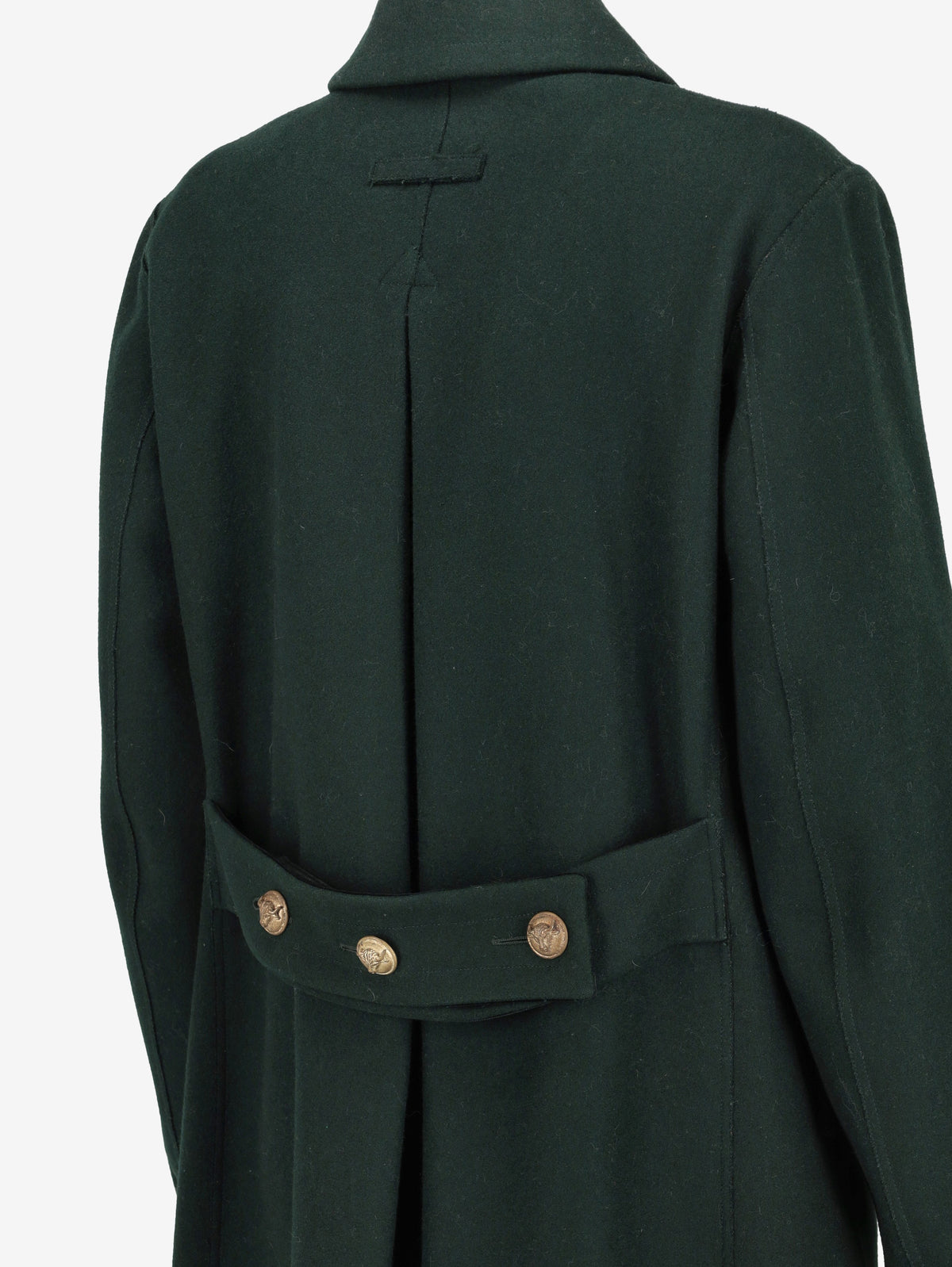 Jean Paul Gaultier Thick Wool Coat B121125.2  Jean Paul Gaultier 