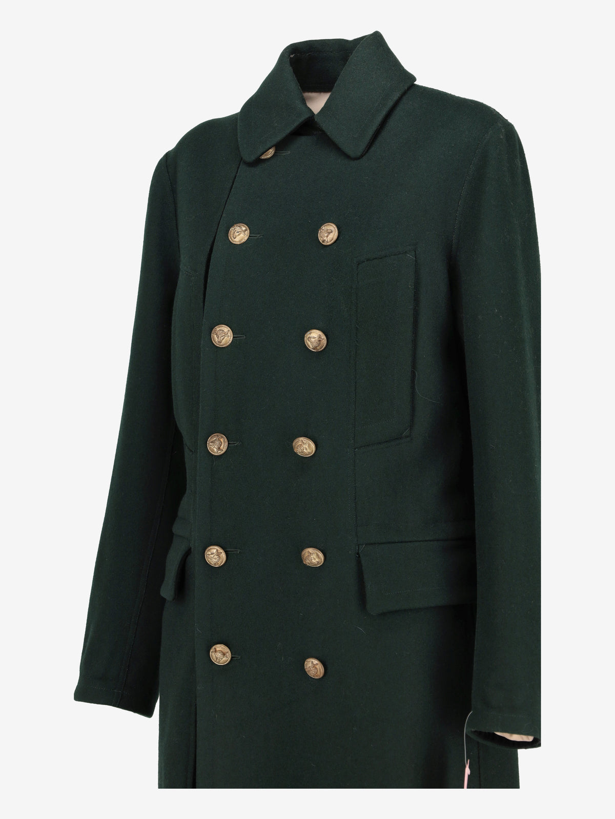 Jean Paul Gaultier Thick Wool Coat B121125.2  Jean Paul Gaultier 
