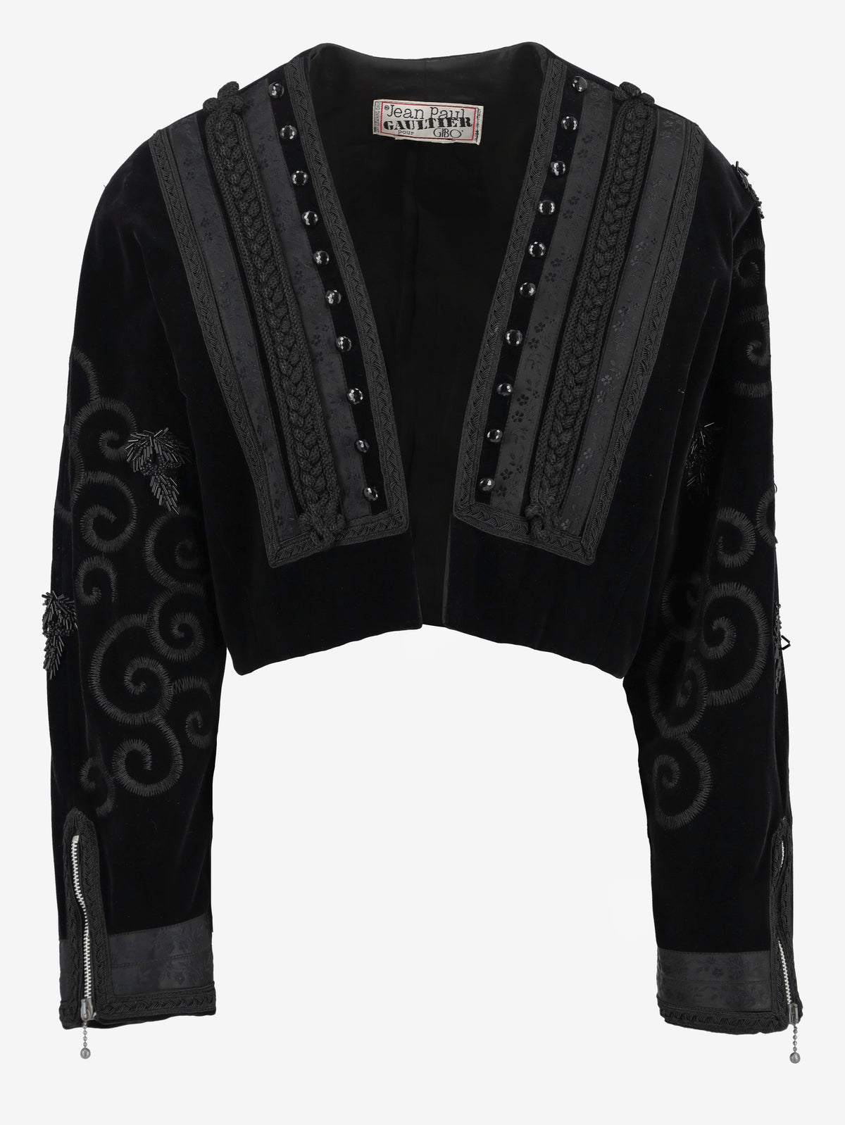 Jean Paul Gaultier Velvet Bolero 1985 CVB25.53.12  Jean Paul Gaultier 