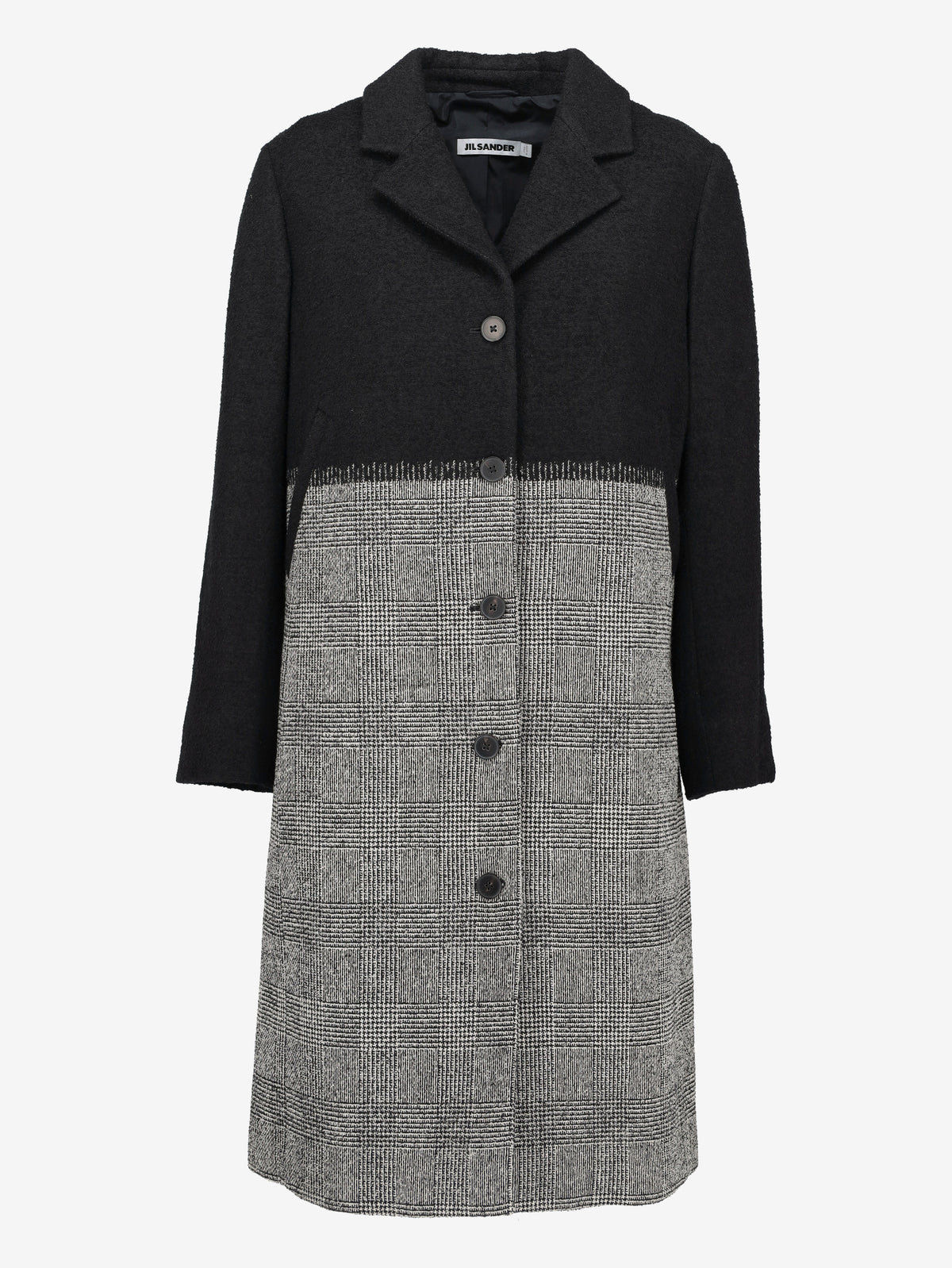 Jil Sander Two-Tone Wool Blend Coat CVM26.22.5  Jil Sander 