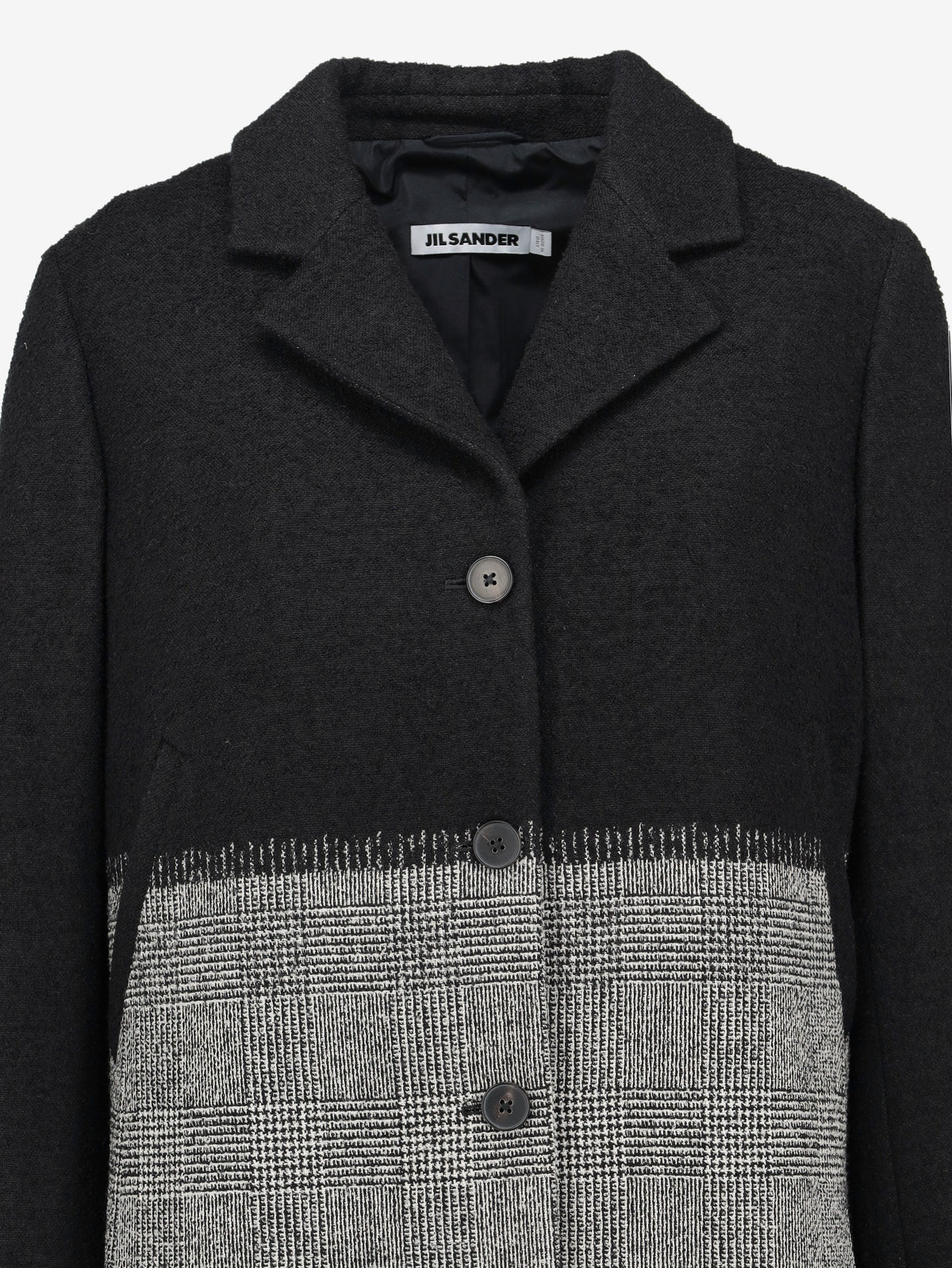 Jil Sander Two-Tone Wool Blend Coat CVM26.22.5  Jil Sander 
