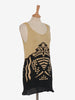 Krizia Tortoise embroidery tank top