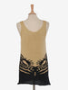 Krizia Tortoise embroidery tank top